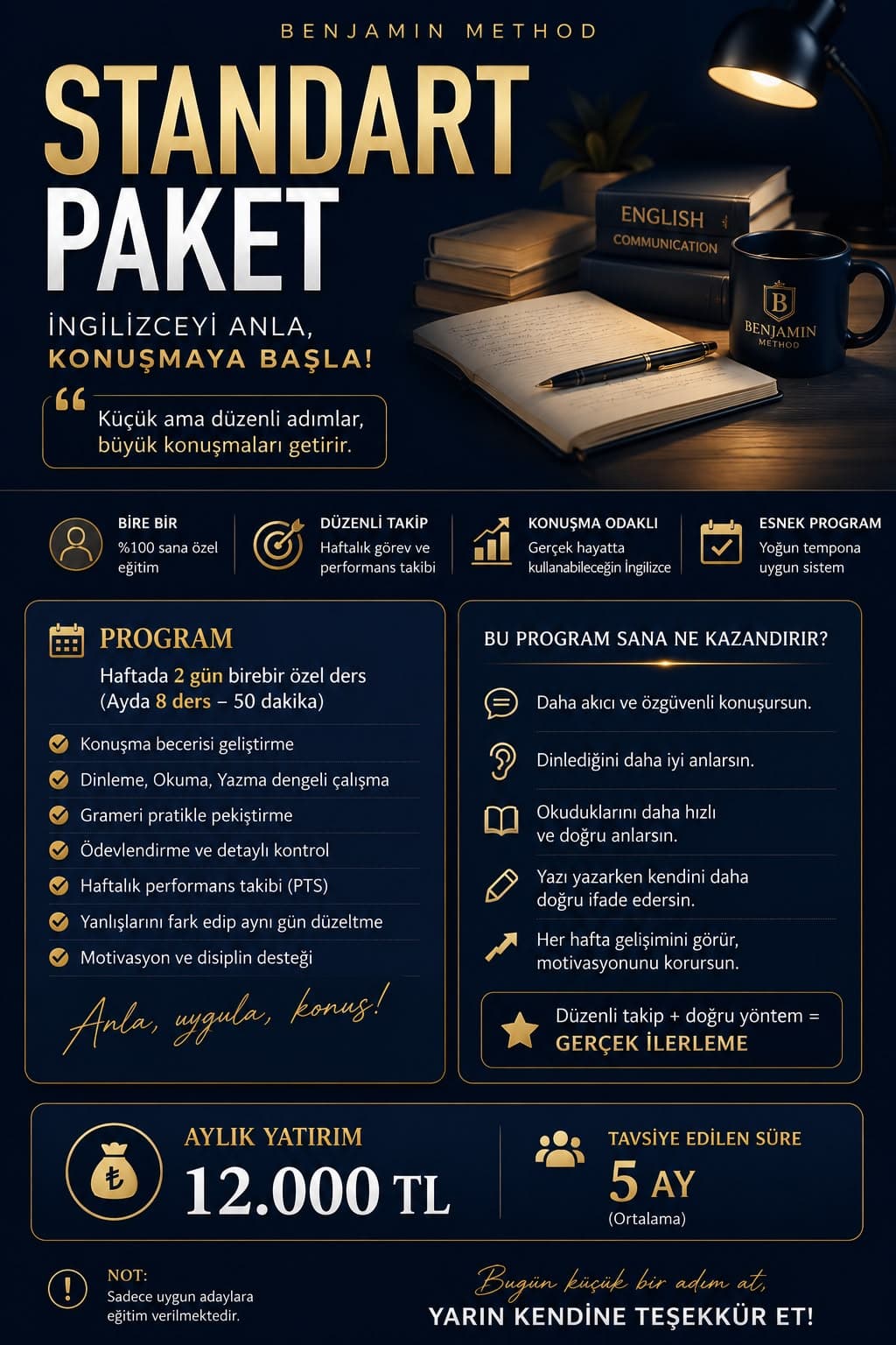 Standart paketi tanıtım afişi